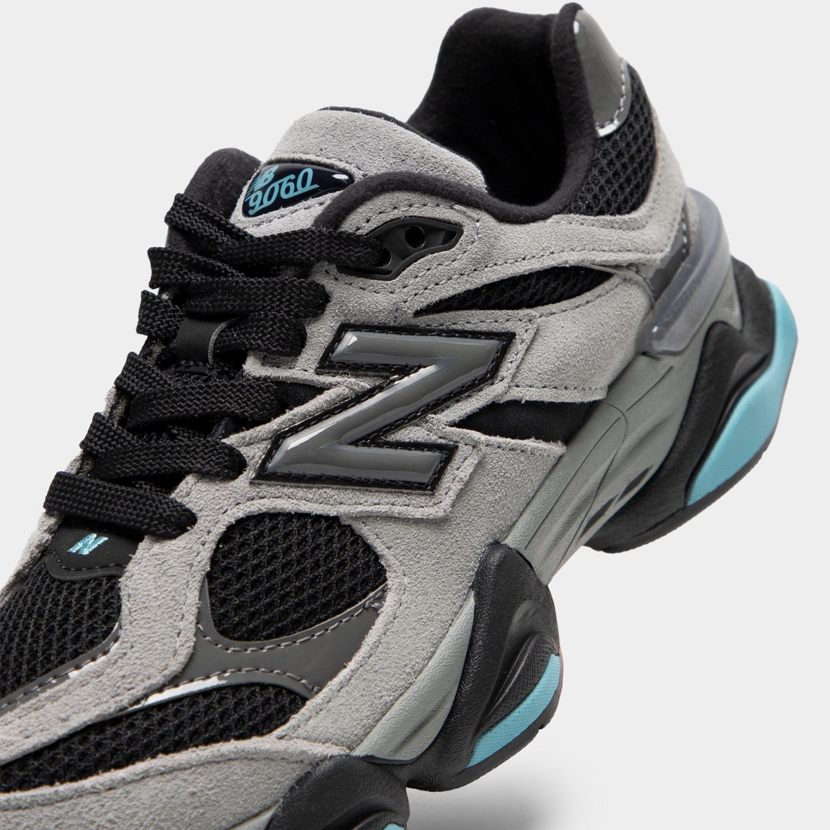 New Balance Kids' 9060 Sneakers - Black / Taffy Blue - Salt Grey - Product view 3