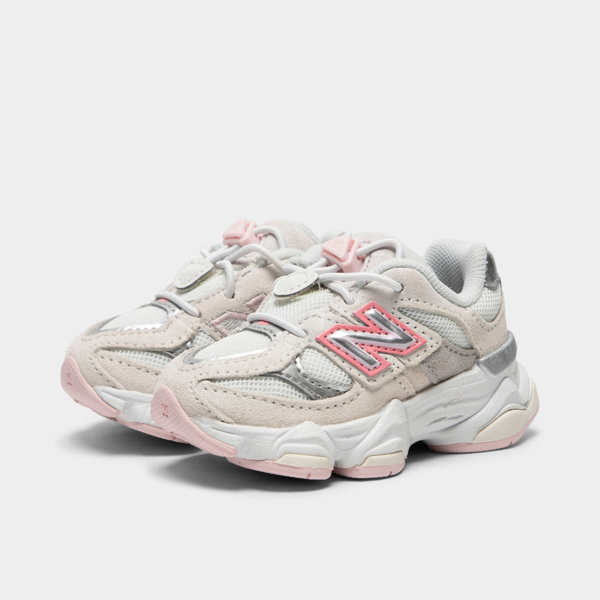 New Balance Infants' 9060 Sneakers - White / Pink - Product view 2