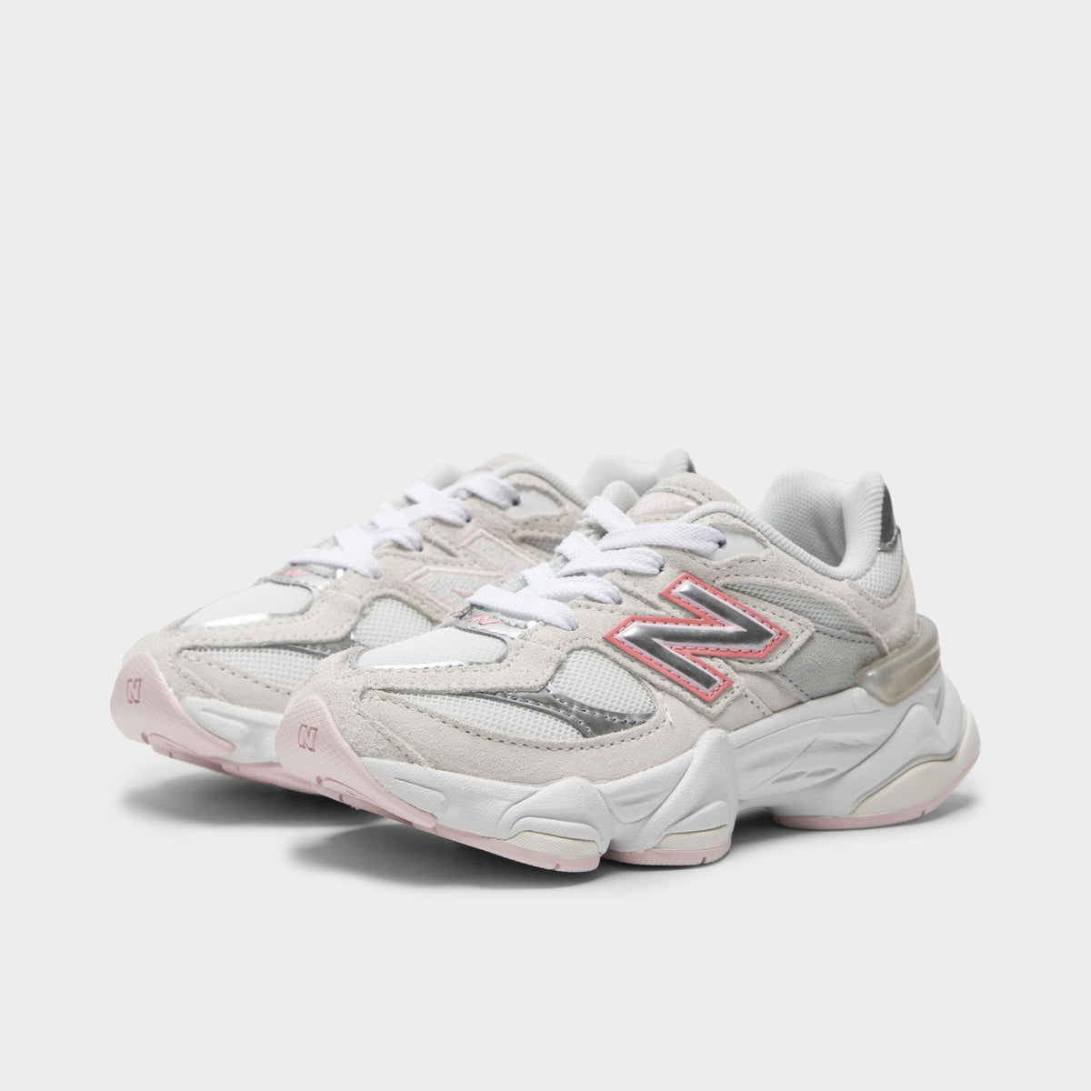 New Balance Kids' 9060 Sneakers - White / Pink - Product view 2
