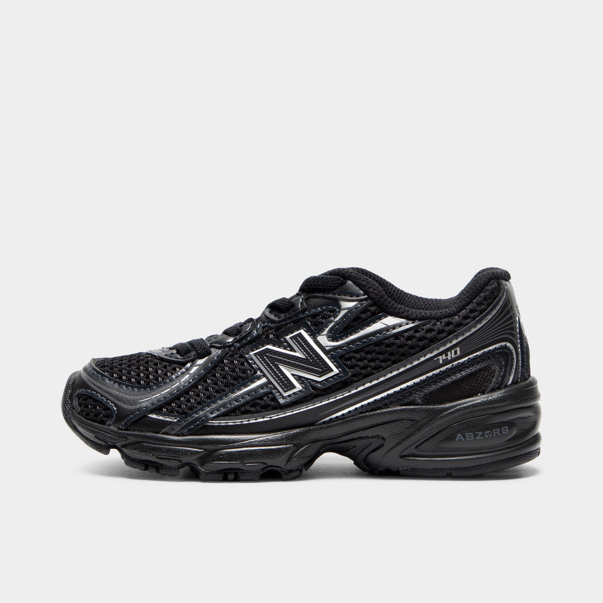 New Balance Kids' 740 Sneakers - Black / Silver Metallic - Product view 1