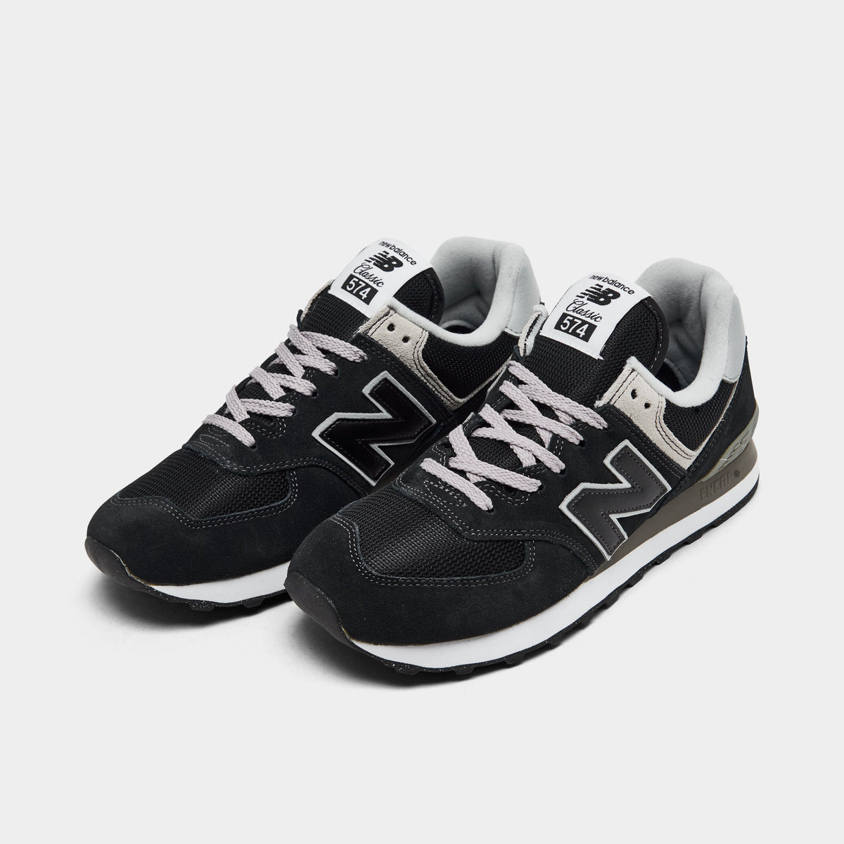 New Balance Women's 574 Sneakers - Black / White - Product view 2