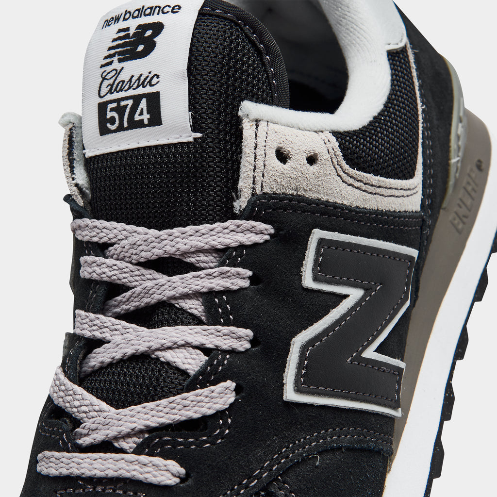 New Balance Women's 574 Sneakers - Black / White - Product view 3